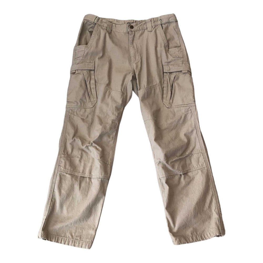 MEN’S GUIDE GEAR BEIGE CARGO HIKING PANTS SIZE 38 X 32